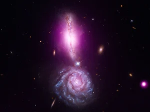 پوستر برخورد کهکشانی چند طیفی