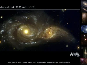 تصویر برخورد کهکشانها